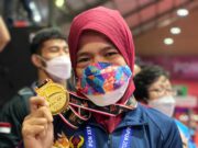 Guru Madrasah Raih Medali Emas Cabor Gulat Putri PON XX Papua
