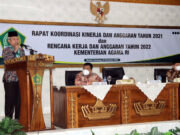 Sekjen Kemenag Buka Rakor Kinerja dan Anggaran 2021 dan Rencana Kinerja dan Anggaran 2022