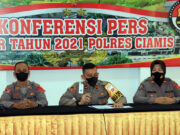 Wakapolres Ciamis Sampaikan Ekspose Pencapaian Kinerja Polres Ciamis Selama 2021