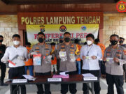 Kapolres Lampung Tengah Ungkap 2 Kasus Narkoba