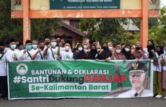 Santri di Kalbar Dukung Ganjar agar Maju di Pilpres 2024