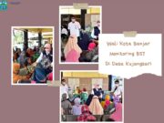 Wali Kota Banjar Monitoring Penyaluran BST di Desa Kujangsari