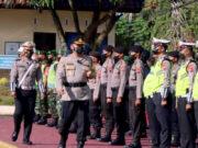 Kapolres Pekalongan Pimpin Apel Gelar Pasukan Operasi Ketupat 2022