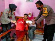 Polres Pekalongan Salurkan Bantuan Bingkisan Lebaran kepada Anak Yatim Piatu
