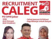 PSI Jabar Buka Rekrutmen Bacaleg Gratis Tanpa Mahar