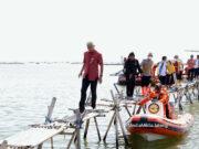 Ganjar Kembali Cek Tanggul Laut Jebol