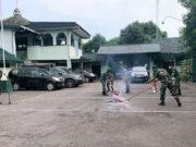 Siaga Pengamanan Lebaran, Kodim Kendal Simulasikan Penanganan Bencana Kebakaran