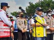 Tiga Menteri dan Kakorlantas Polri Lepas One Way Nasional di GT Kalikangkung