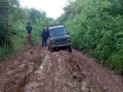 Jalan Menuju 4 Lingkungan Kecamatan Angkola Sangkunur Hancur Total Tak Ada Perhatian Pemkab Tapsel