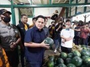 Erick Thohir Dorong Transaksi Digital di Pasar Induk Caringin Bandung