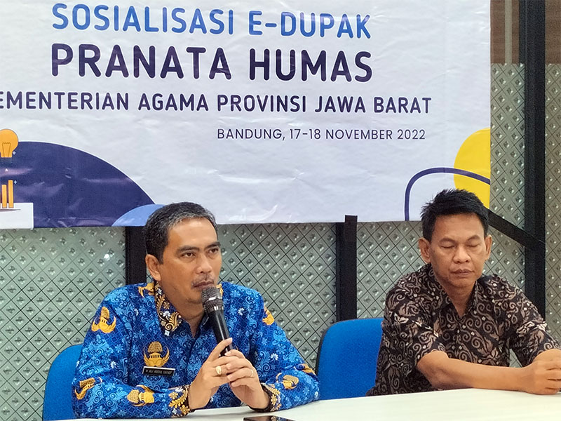 Kemenag Jabar Sosialisasi E-DUPAK Untuk Pranata Humas - Aswajanews ...