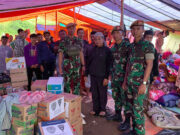 Peduli Korban Gempa Cianjur, Keluarga Besar Yonarmed 5/105 Tarik/PG Berikan Bantuan Sosial