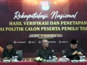 17 Parpol Dinyatakan Lolos Jadi Peserta Pemilu 2024
