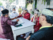 Nikah Massal, 48 Pasang Kekasih Resmi Jadi Pasutri