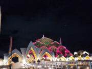 Keindahan Masjid Raya Aljabar di Malam Hari Punya Daya Tarik Wisatawan