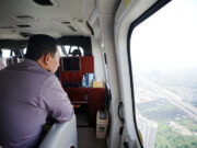 Kapolri Naik Heli Pantau Arus Mudik di Jalan Tol dan Arteri