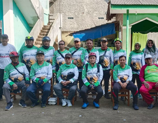 Gowes LKNU Brebes Sambangi MWC NU Wanasari