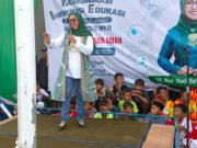 Hj Nur Nadlifah Berikan Doorprize Sepeda Gunung dalam Kegiatan Edukasi Konsumsi Makanan dan Minuman