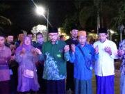 Ketua MWC NU Larangan Melepas Keberangkatan Santri Lirboyo