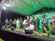 Kapolsek Cipaku Hadiri PCNU Ciamis Bersholawat di Lapang Pelajar Buniseuri