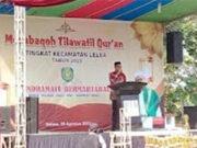 Camat Lelea Membuka MTQ Tingkat Kecamatan