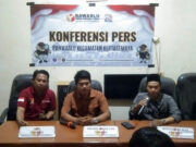 Panwaslu Kertasemaya Kembali Gelar Konferensi Pers, Sampaikan Tahapan Pendistribusian Logistik