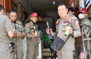44.796 Botol Miras Hasil Razia Dimusnahkan, Satpol PP dan Damkar Indramayu Komitmen Tegakan Perda