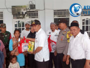 210 KK Korban Banjir Bangodua Menerima Bantuan Paket Sembako