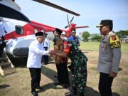 Kasdam III/Slw Sambut Wapres RI Kunker di Indramayu