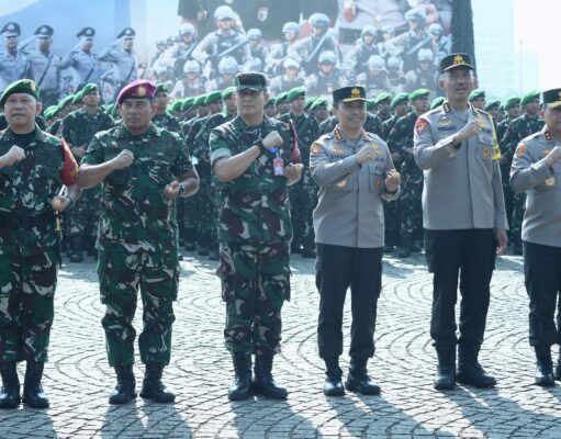 Pangkoopsud I Hadiri Apel Gelar Pasukan Ops Pam VVIP Pelantikan Presiden dan Wakil Presiden RI