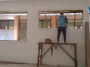 Proyek Rehab Room Sekolah SMPN 1 Sindang Diduga Molor