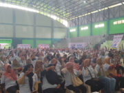 Relawan Luthfi dan Gus Yasin Bergerak Padati GOR Trisanja Kab Tegal