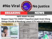 Respon Cepat Tim GMOCT Dapatkan Jejak Anak Hilang Dugaan Diculik di Bandung