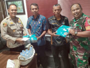 Kapolsek Kotabaru Menerima Kunjungan Danramil dan Ketua PGRI Dalam Rangka Cooling System