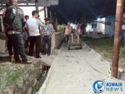 Proyek Rigid Beton Jalan di Kelurahan Margadadi Amburadul, Diduga Tidak Sesuai Spek
