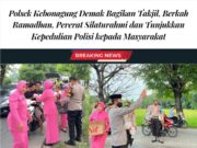 Berkah Ramadhan, Polsek Kebonagung Demak Bagikan Takjil Pererat Silaturahmi dengan Masyarakat
