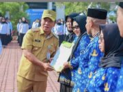 Bupati Karawang H. Aep Syaipuloh Serahkan SK 287 CPNS dan 521 PPPK