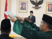 Menag Lantik Pejabat Eselon II dan Pimpinan PTKN