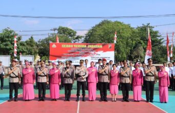 Polres Indramayu Gelar Sertijab Wakapolres, Kasat Narkoba dan Kapolsek Gabuswetan