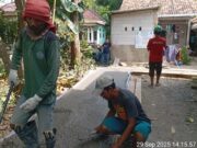 Pemdes Jengkok Realisasikan Pembangunan Jalan dan Rabat Beton dari Dana Desa Tahap II 2025