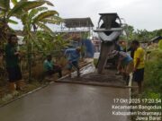 Pemdes Bangodua Realisasikan Banprov Jabar 2025 untuk Pembangunan Rabat Beton Jalan Desa