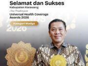 Pemkab Karawang Raih Penghargaan UHC Awards Kategori Madya atas Komitmen Pelayanan Kesehatan