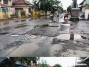 Jalur Alternatif Mudik Karawang Rusak Parah, Lubang Menganga Ancam Keselamatan Pemotor