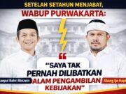 Setelah Setahun Menjabat, Wabup Purwakarta: “Saya Tak Pernah Dilibatkan dalam Pengambilan Kebijakan”
