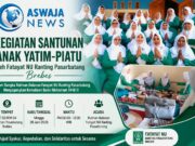 Fatayat NU Ranting Pasarbatang Santuni 10 Anak Yatim-Piatu pada Rutinan Bulanan