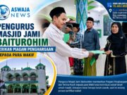 Pengurus Masjid Jami Baiturohim Berikan Piagam Penghargaan kepada Para Wakif