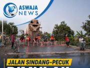 Jalan Sindang–Pecuk Mulai Dicor, CV Lintang Kahuripan Prioritaskan Standar Mutu dan Kualitas