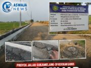 Proyek Jalan Sukamelang–SP Kedokan Gabus Rp1,6 Miliar Diduga Bermasalah, Pengawas Konsultan dan Dinas PUPR Diminta Tidak Tutup Mata