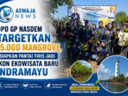 DPD GP NasDem Targetkan 15.000 Mangrove, Siapkan Pantai Tiris Jadi Ikon Ekowisata Baru Indramayu