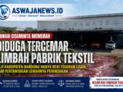 Sungai Cisuminta Memerah Diduga Tercemar Limbah Pabrik Tekstil, DLH Kabupaten Bandung Hanya Beri Teguran Lisan